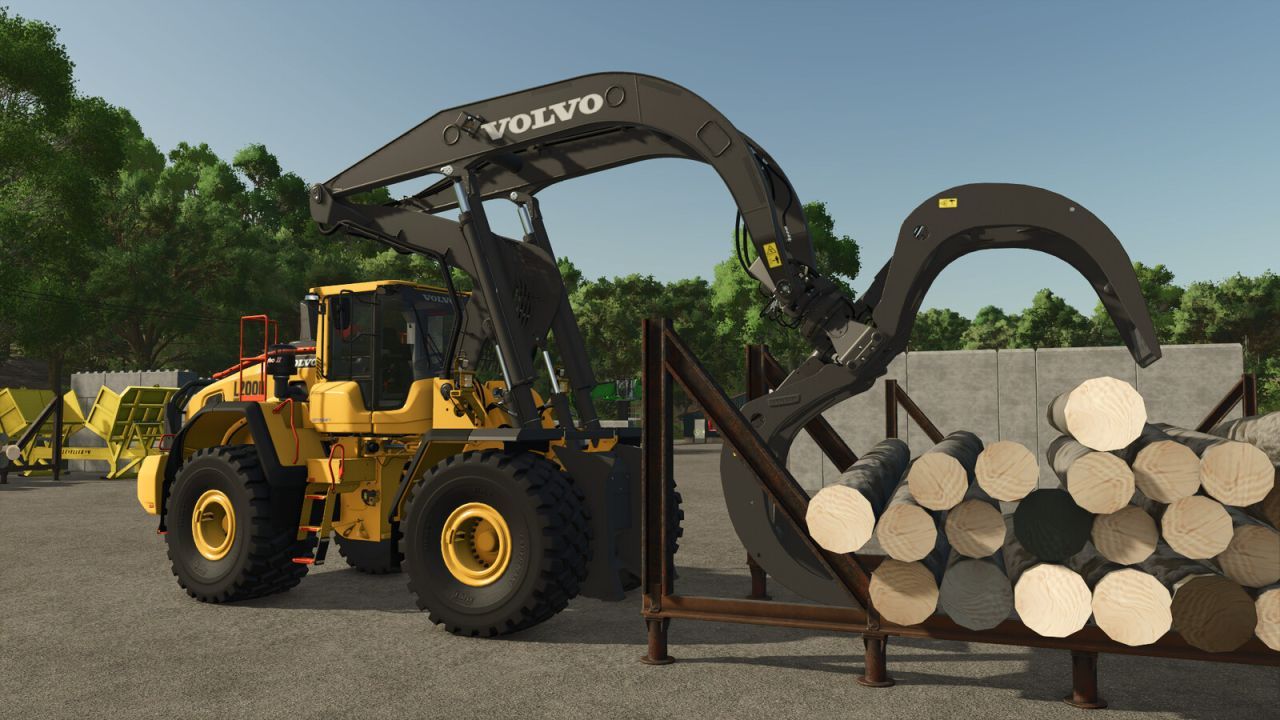 Leistungsstarker Volvo L200H High Lift Lader für schwere Arbeiten in Farming Simulator 25