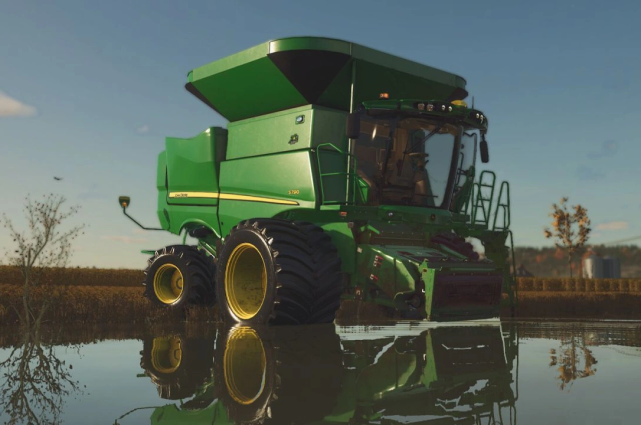 Комбайн John Deere S700 Series для Farming Simulator 25