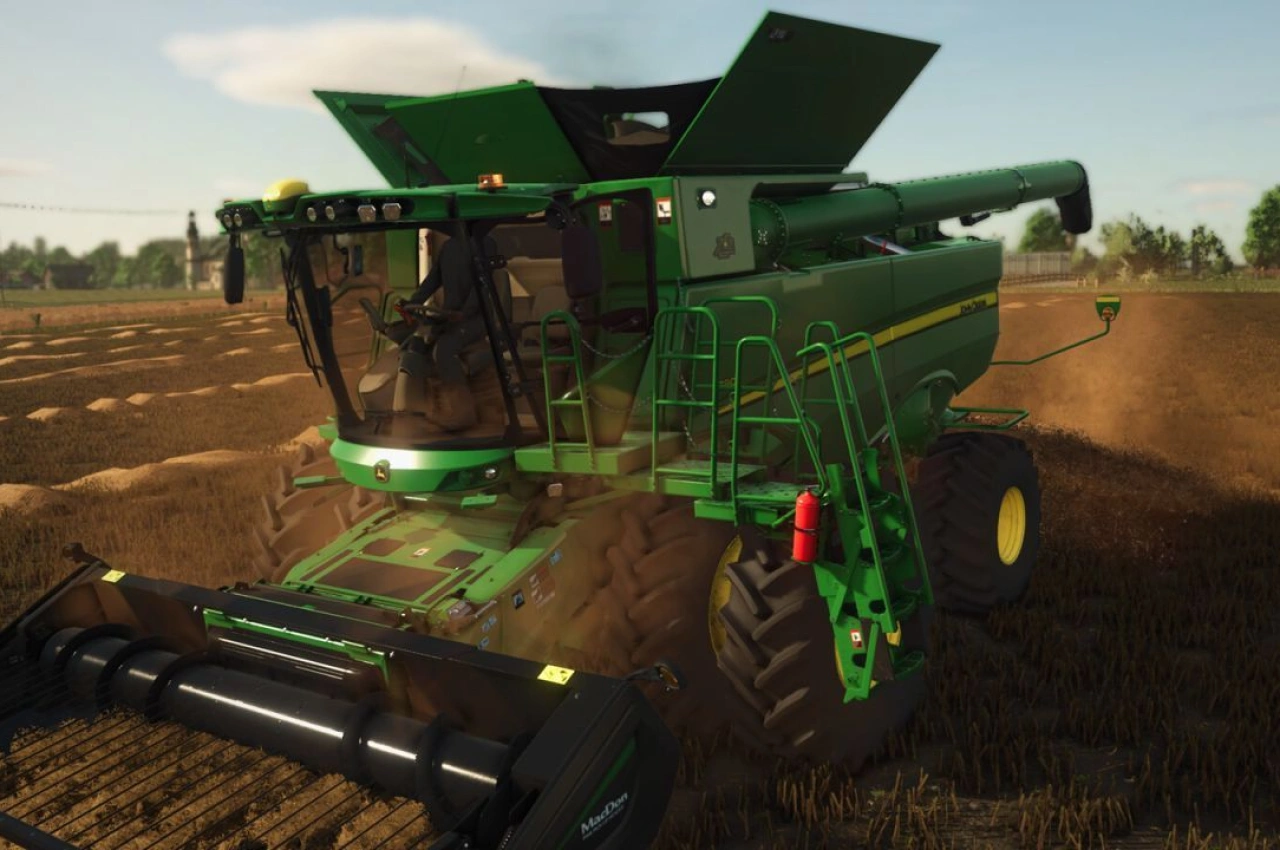 Комбайн John Deere S700 Series для Farming Simulator 25