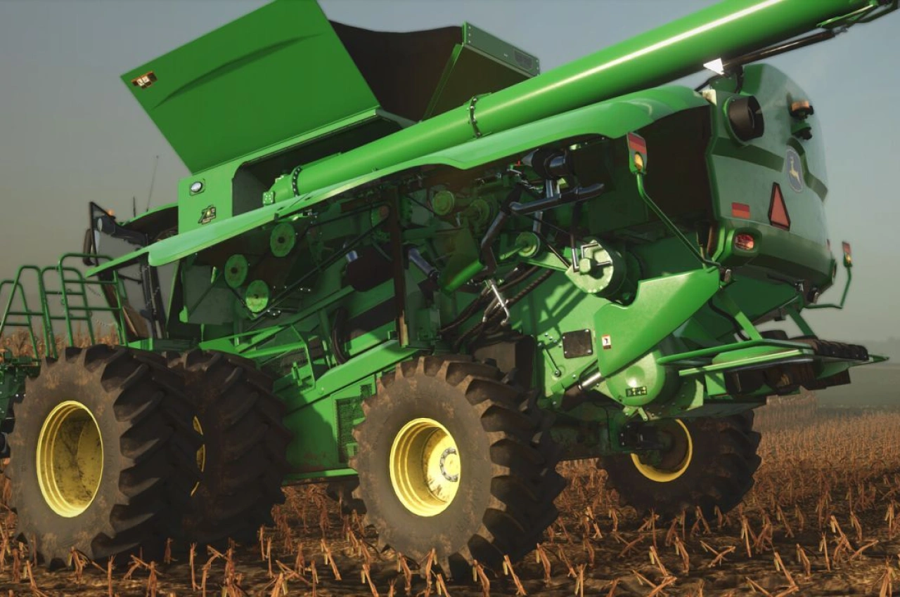 Комбайн John Deere S700 Series для Farming Simulator 25