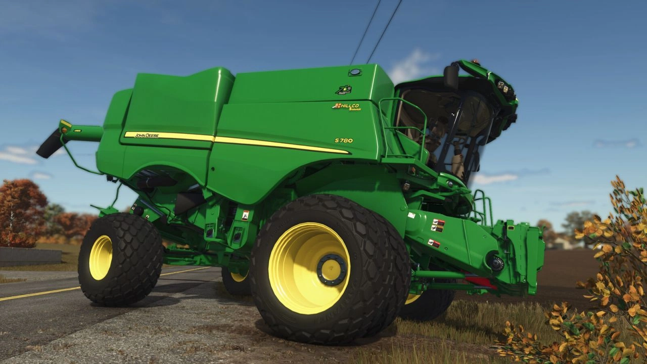 Комбайн John Deere S700 Hillco для Farming Simulator 25
