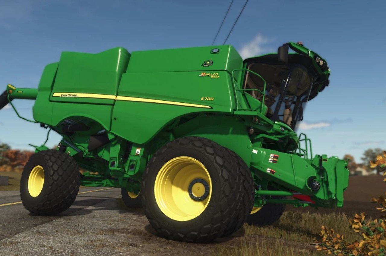 Комбайн John Deere S700 Hillco для Farming Simulator 25
