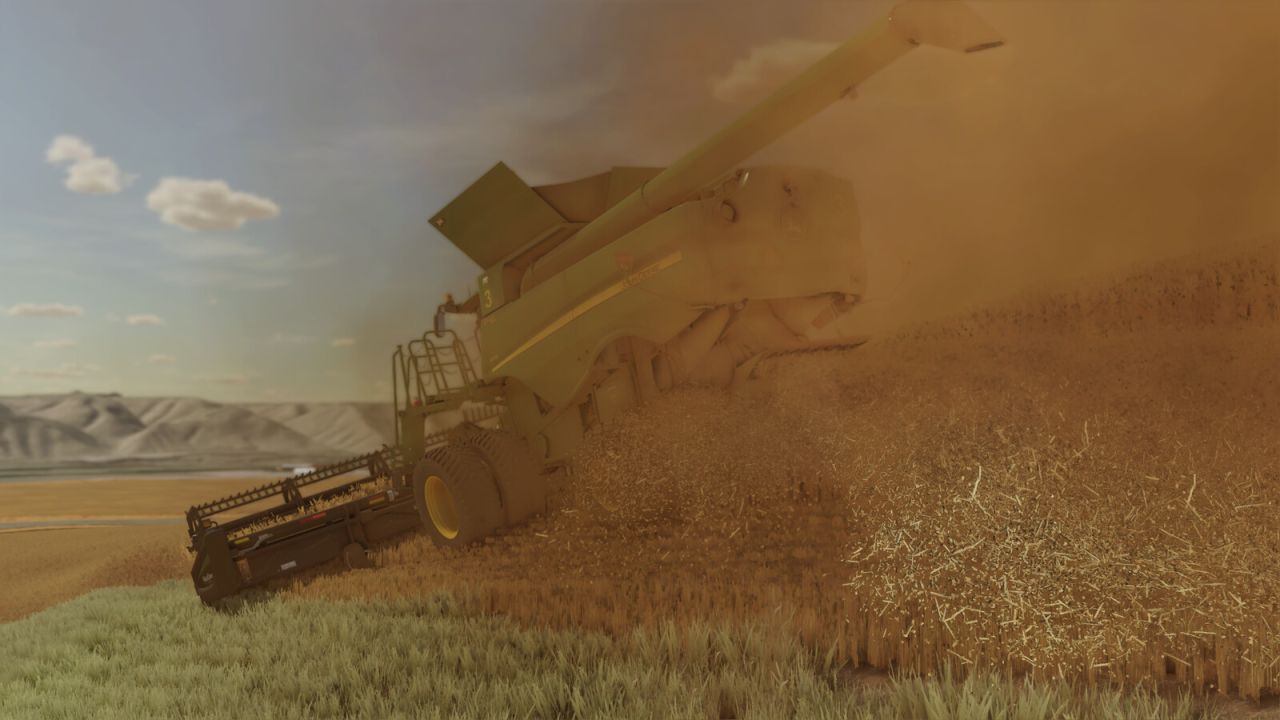 Комбайн John Deere S700 Hillco для Farming Simulator 25