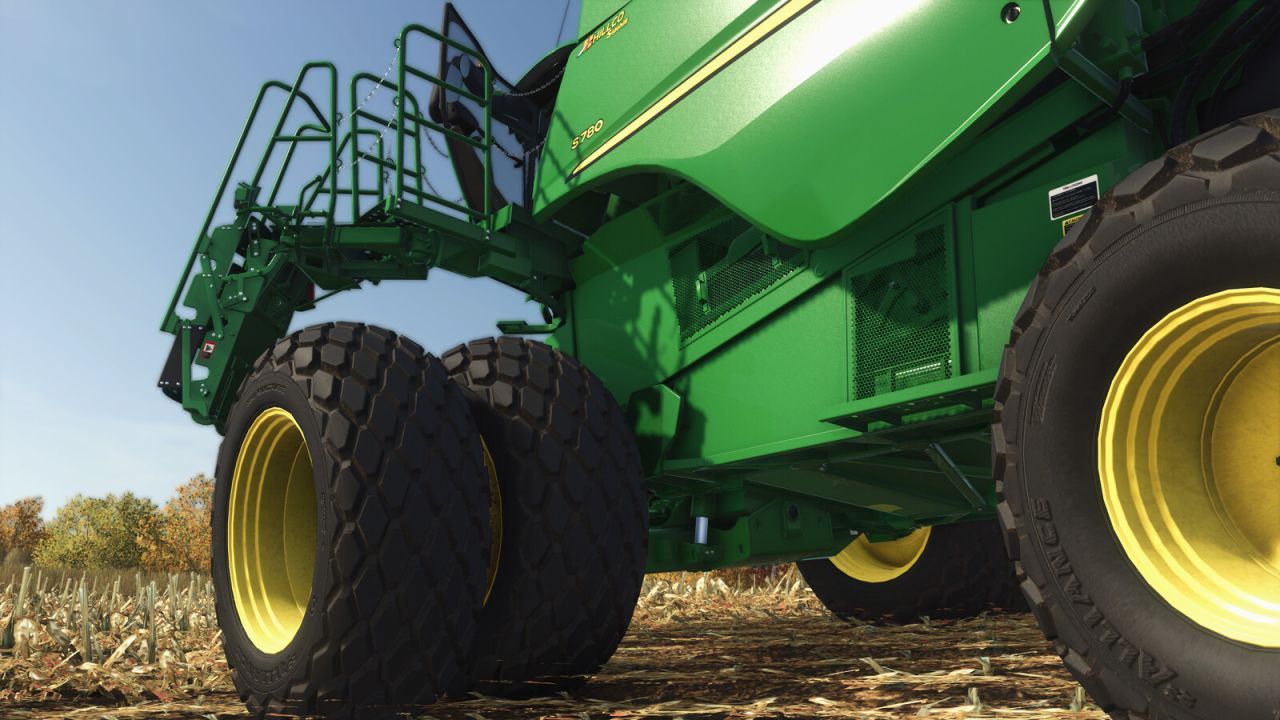 Комбайн John Deere S700 Hillco для Farming Simulator 25