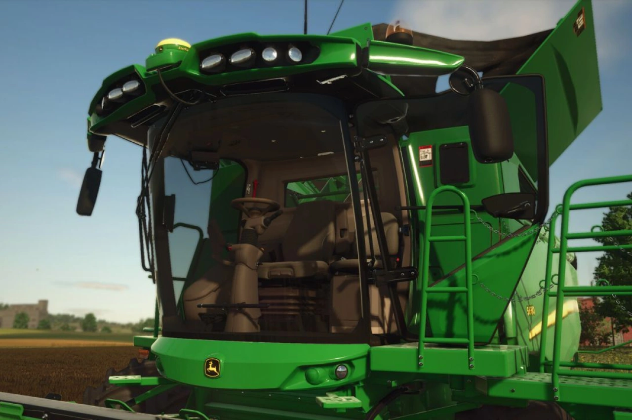 Комбайн John Deere S600 Series для Farming Simulator 25