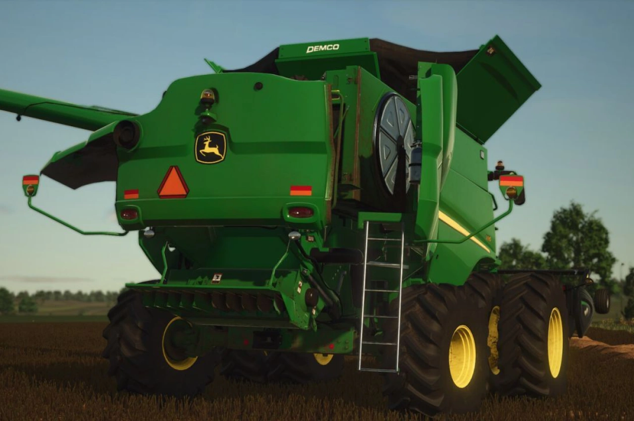 Комбайн John Deere S600 Series для Farming Simulator 25