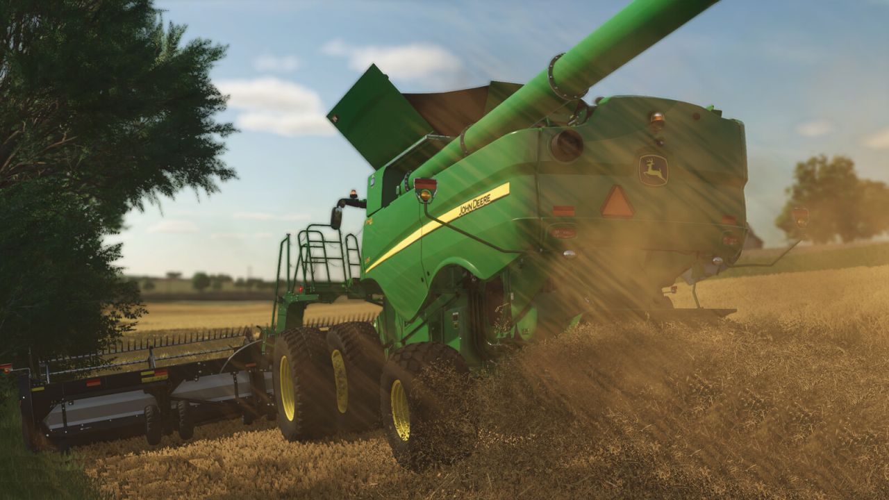 Комбайн John Deere S600 Hillco для Farming Simulator 25