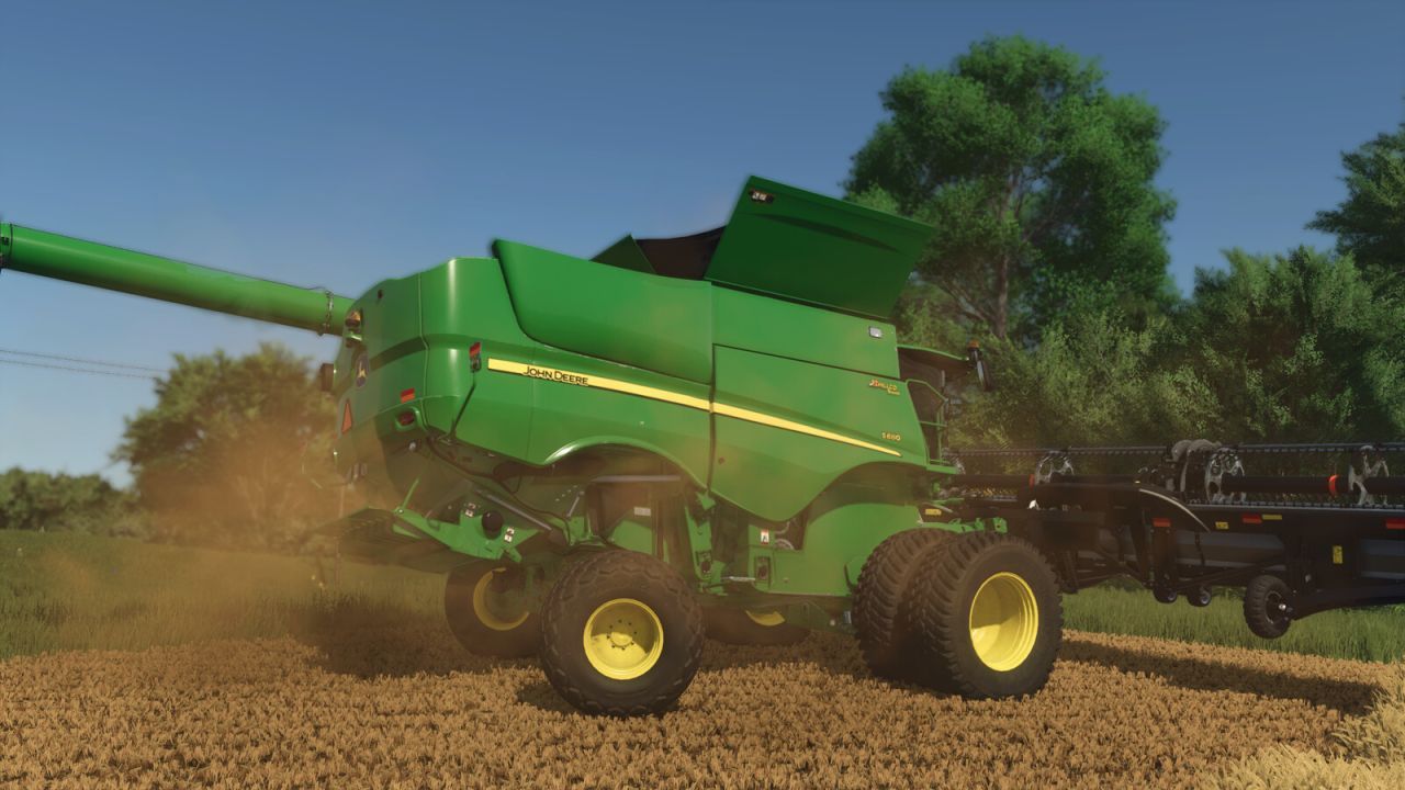Комбайн John Deere S600 Hillco для Farming Simulator 25