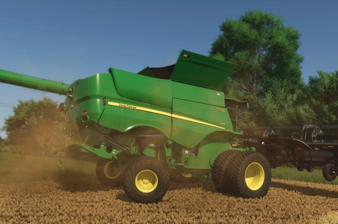 Комбайн John Deere S600 Hillco для Farming Simulator 25