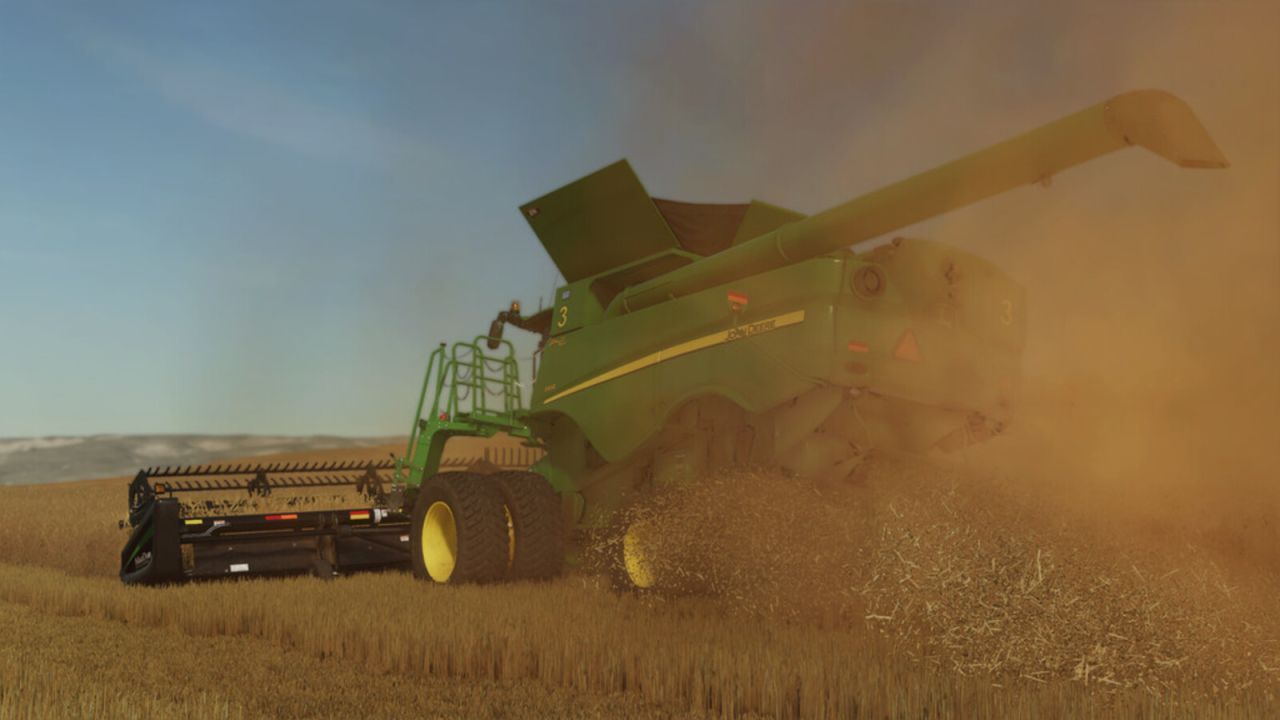 Комбайн John Deere S600 Hillco для Farming Simulator 25