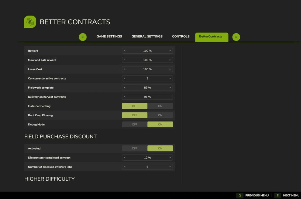 Користувацький мод для контрактів для Farming Simulator 25