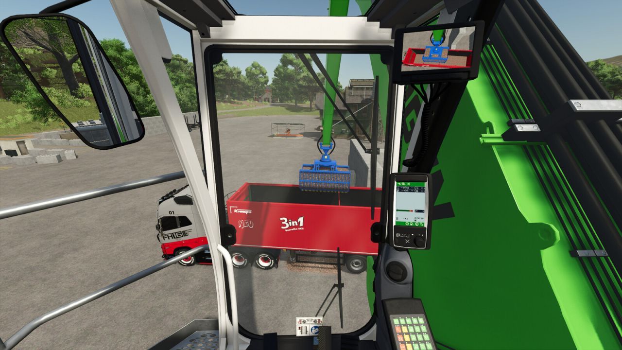 Потужний Перевантажувач Sennebogen 835G Hybrid для Farming Simulator 25 — Гібрид, Купа Опцій і Точний Контроль