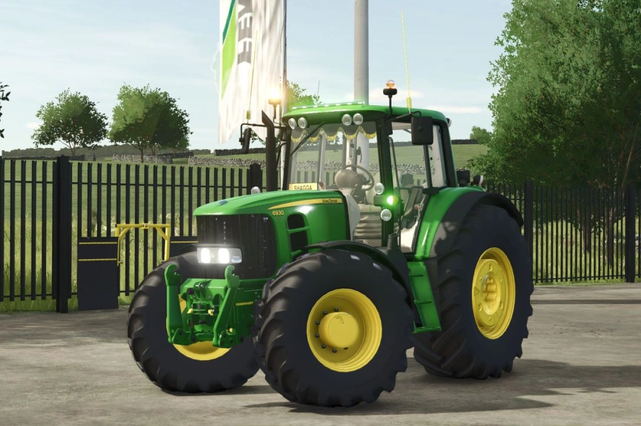 Трактор John Deere 6930 Edit для Farming Simulator 25