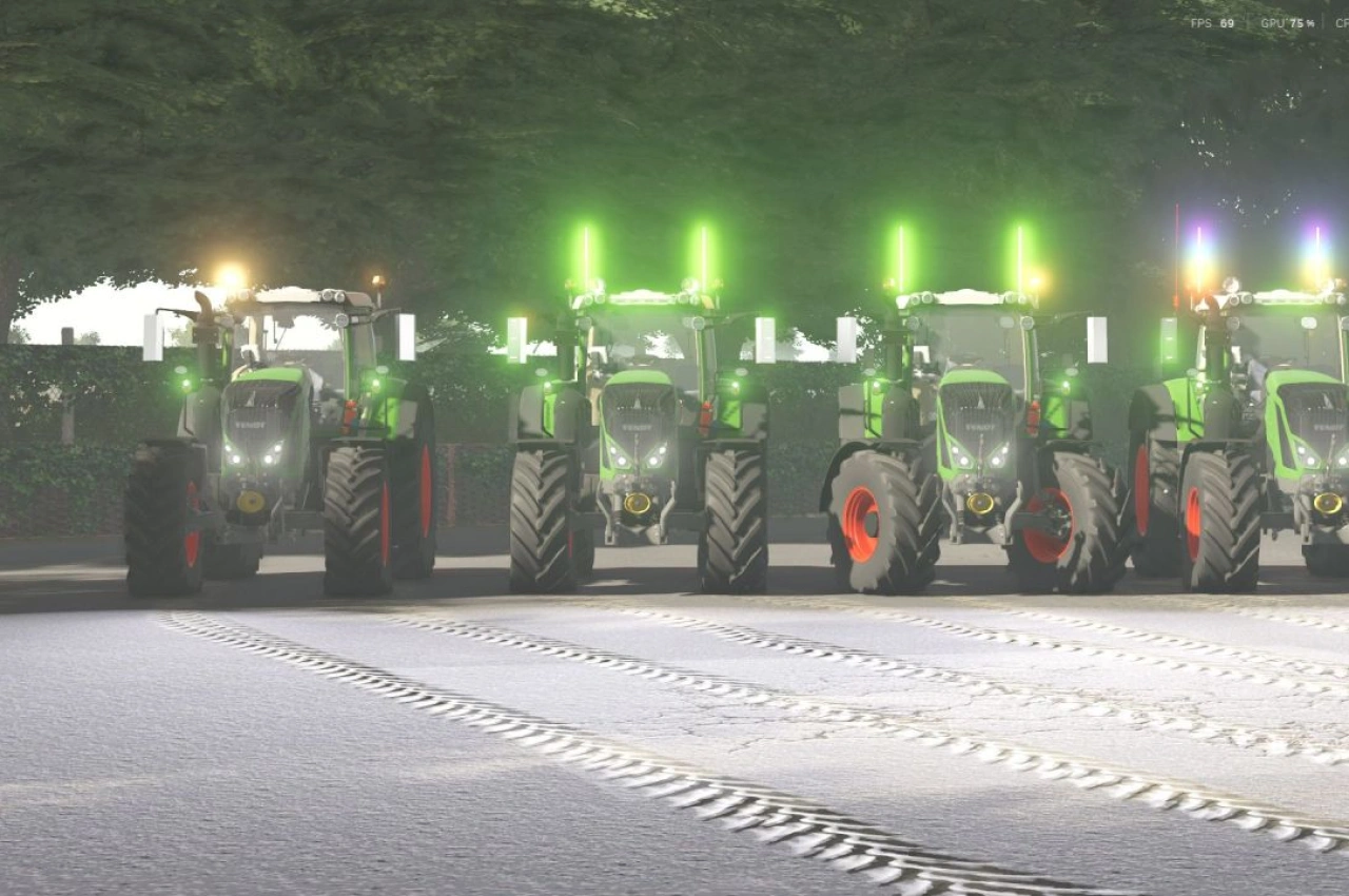 Трактор Fendt 828 Edit для Farming Simulator 25