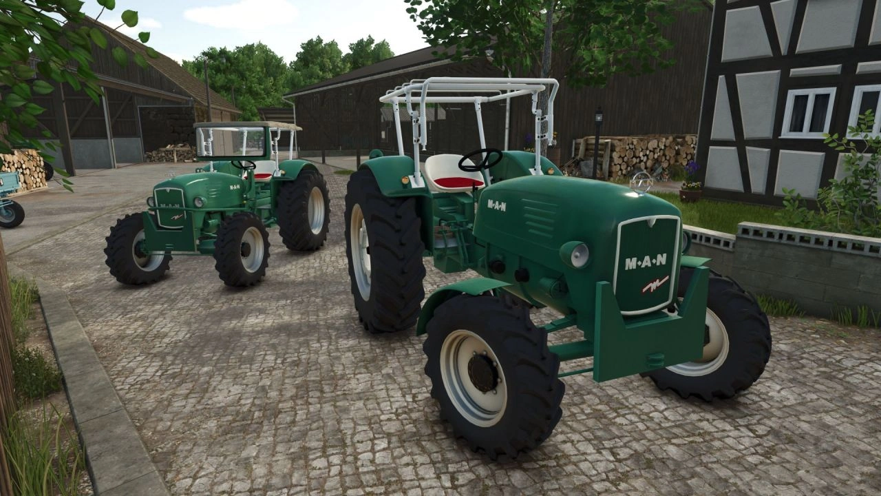 Трактор MAN 2P1/4P1 для Farming Simulator 25
