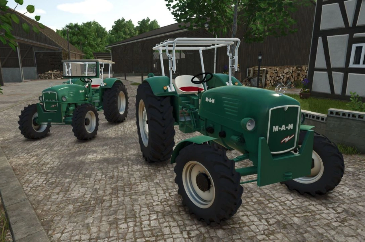 Трактор MAN 2P1/4P1 для Farming Simulator 25