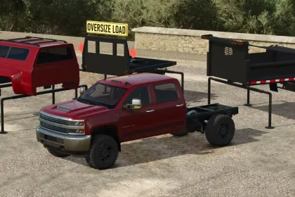 Mocny Pickup Lizard Silver 2500 do FS25 — Szybki Transport i Modułowe Nadwozia — 2