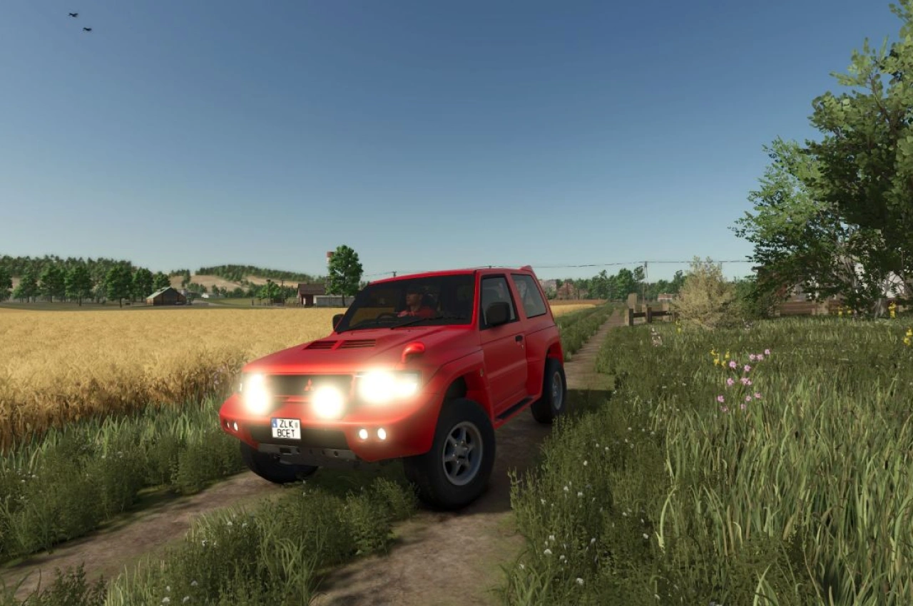 Автомобіль Mitsubishi Pajero Evolution для Farming Simulator 25