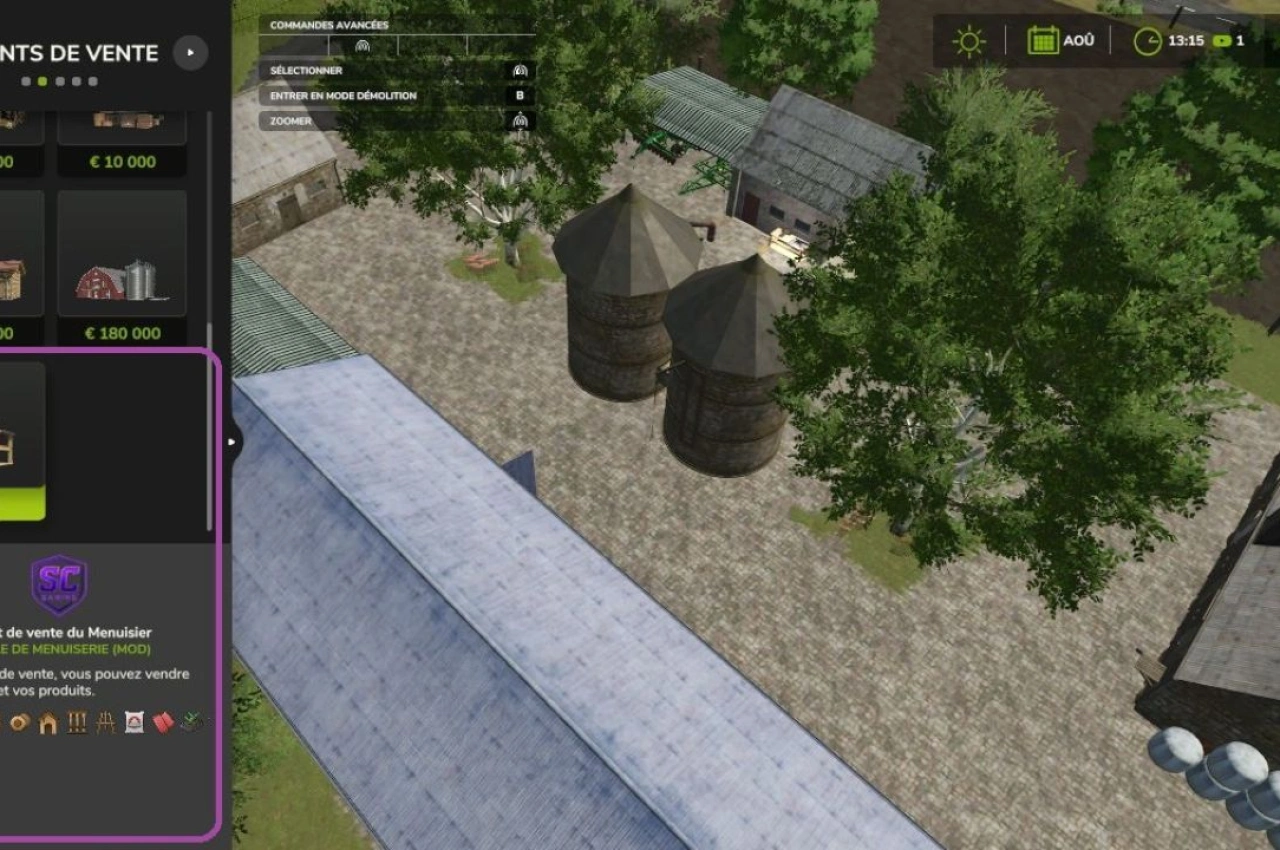 Столярний верстат для Farming Simulator 25