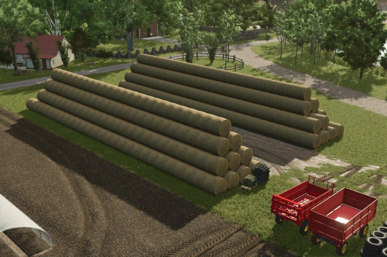 Силос для соломи для Farming Simulator 25