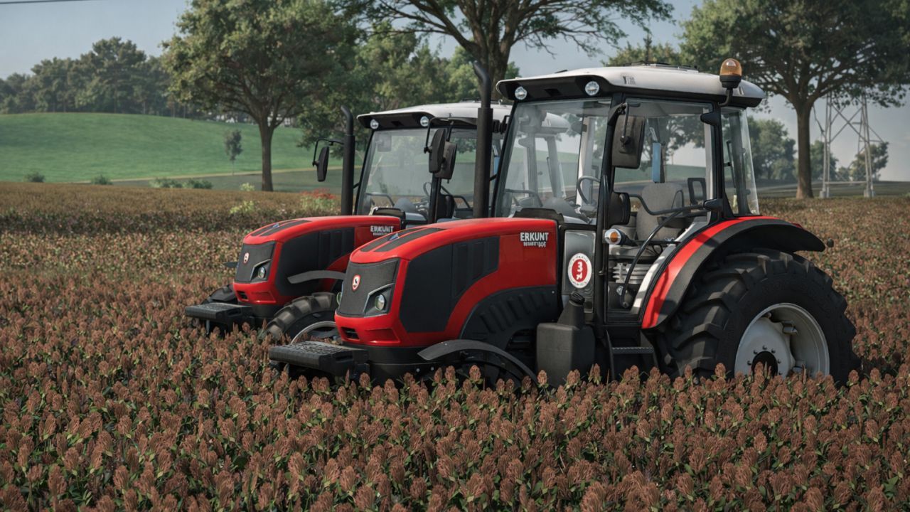 Трактор Erkunt Bereket 60E для Farming Simulator 25