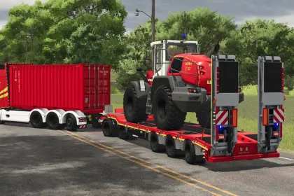 Effektives Schwarzmueller Lowloader Pack (4A/5A) für schwere Maschinen in FS25