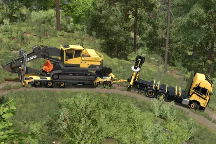Effektives Schwarzmueller Lowloader Pack (4A/5A) für schwere Maschinen in FS25 — 2