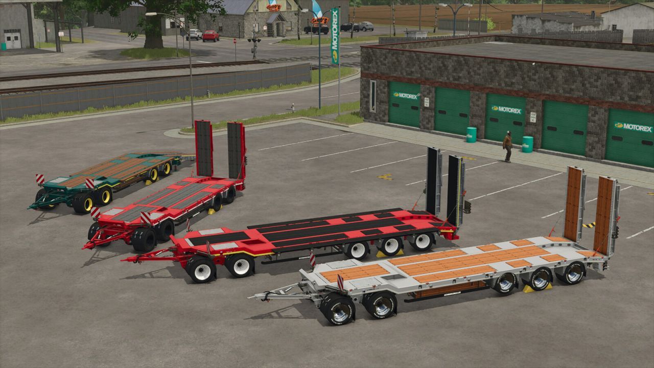Effektives Schwarzmueller Lowloader Pack (4A/5A) für schwere Maschinen in FS25