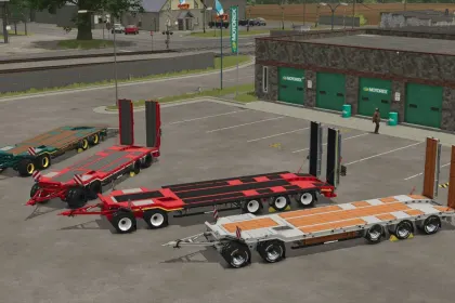 Effektives Schwarzmueller Lowloader Pack (4A/5A) für schwere Maschinen in FS25 — 3