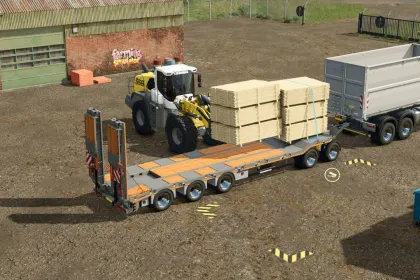 Effektives Schwarzmueller Lowloader Pack (4A/5A) für schwere Maschinen in FS25 — 6