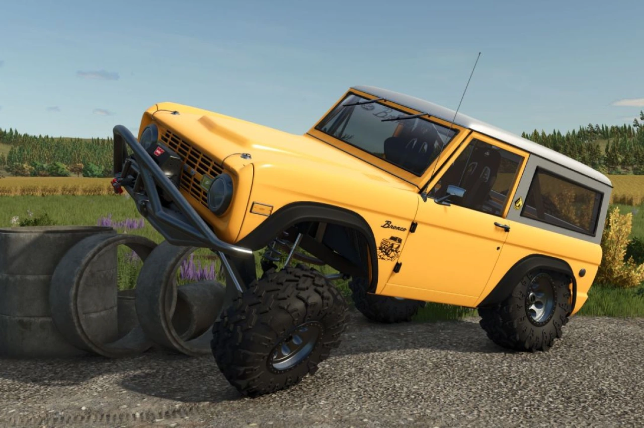 Автомобіль Ford Bronco 1966 для Farming Simulator 25