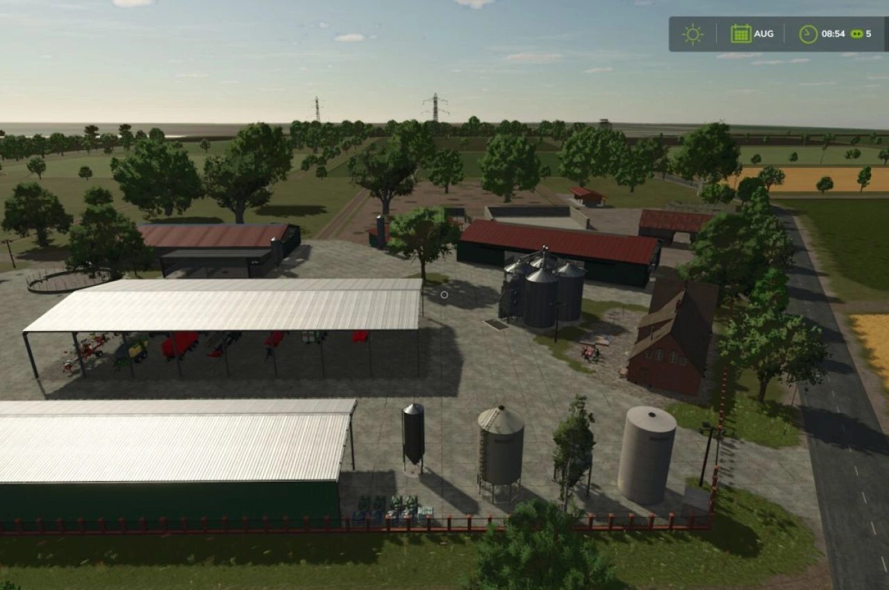 Карта Vojvodina-Gornje Podunavlje для Farming Simulator 25