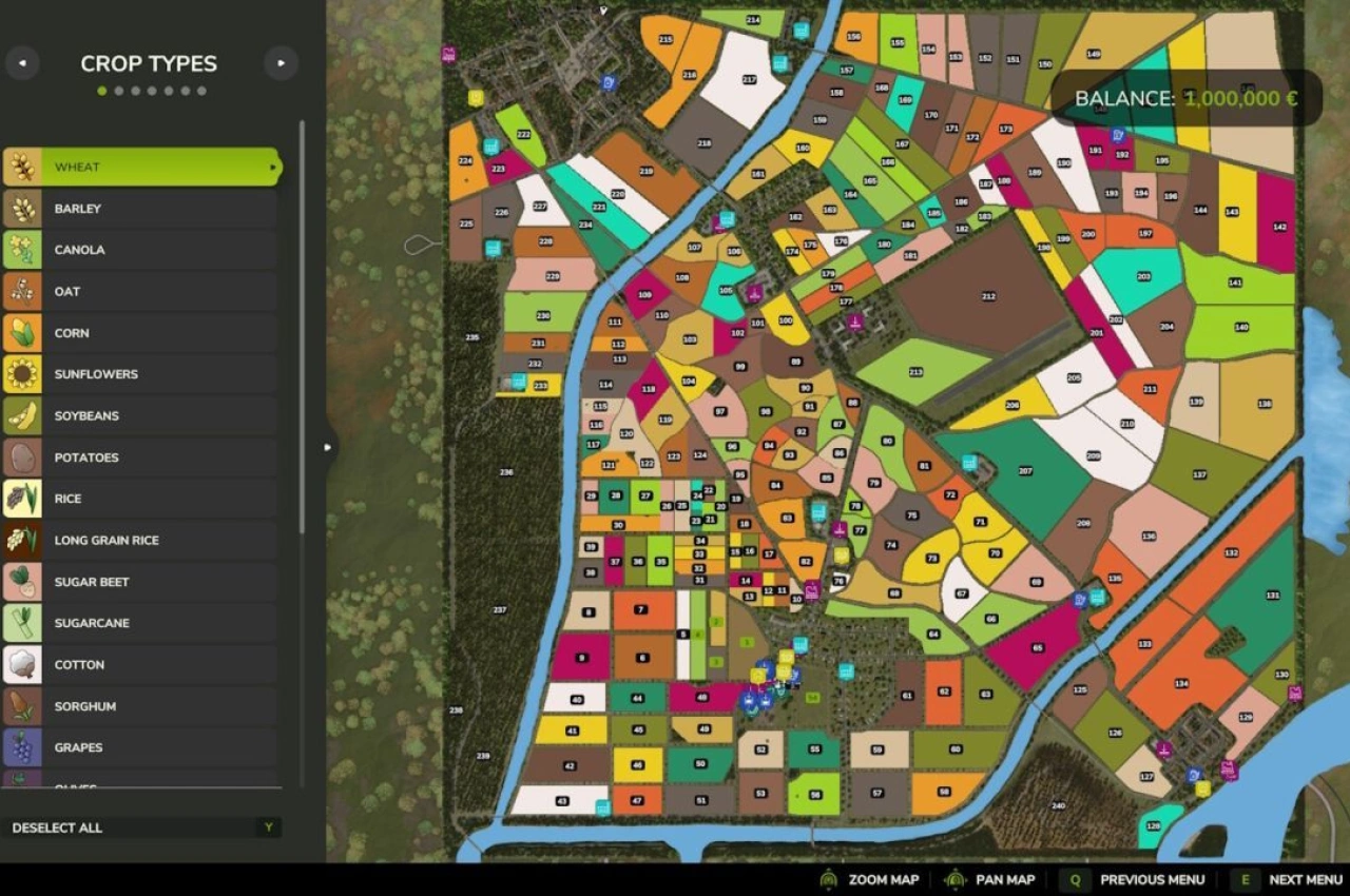 Карта Vojvodina-Gornje Podunavlje для Farming Simulator 25