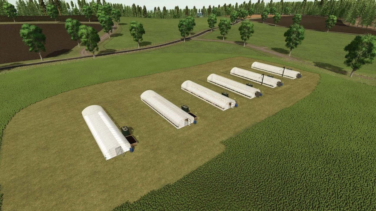 Пакет теплиць – Різноманіття під склом для Farming Simulator 25