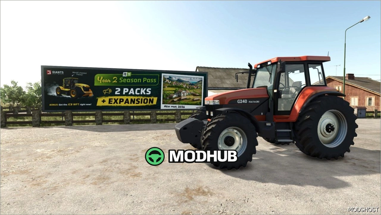 Трактор Fiatagri G Series для Farming Simulator 25