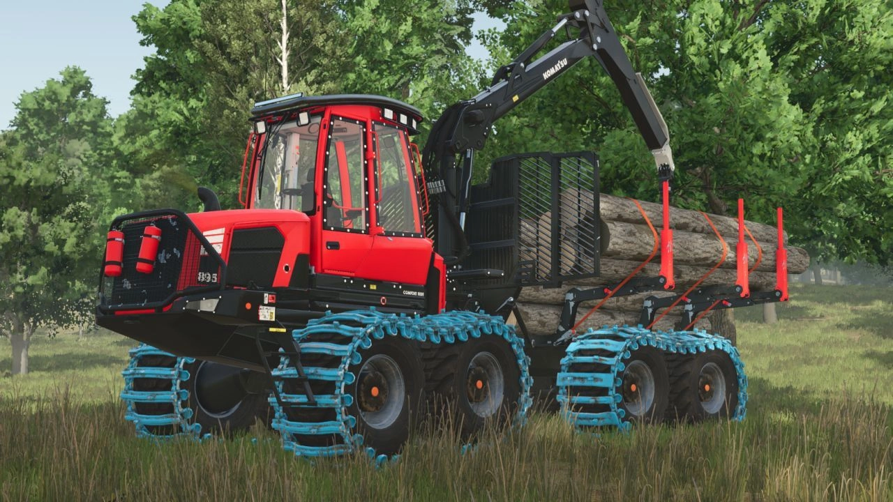 Гусеничний трактор Komatsu 895 Loadflex для Farming Simulator 25