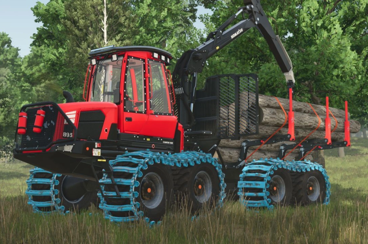 Гусеничний трактор Komatsu 895 Loadflex для Farming Simulator 25