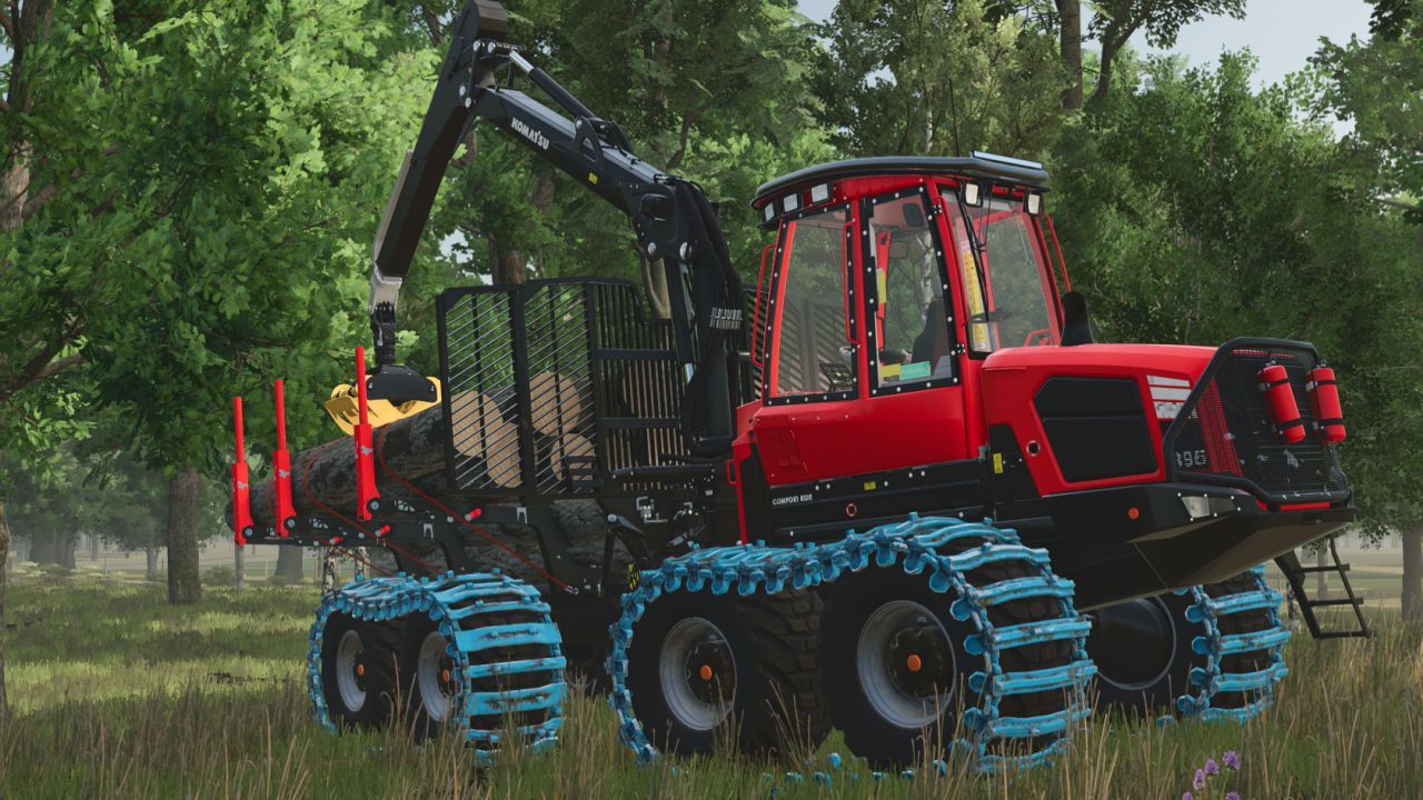Гусеничний трактор Komatsu 895 Loadflex для Farming Simulator 25