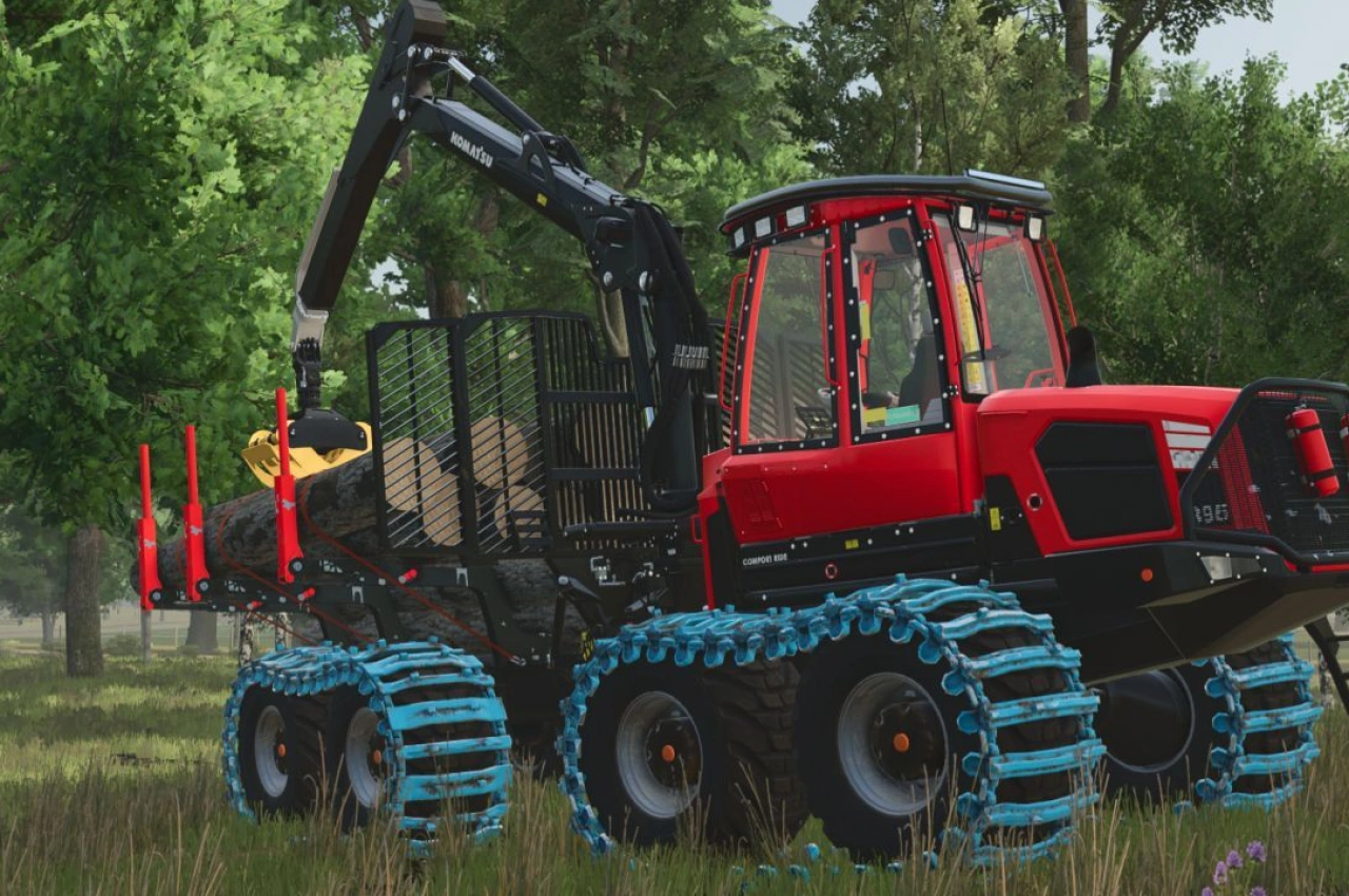 Гусеничний трактор Komatsu 895 Loadflex для Farming Simulator 25