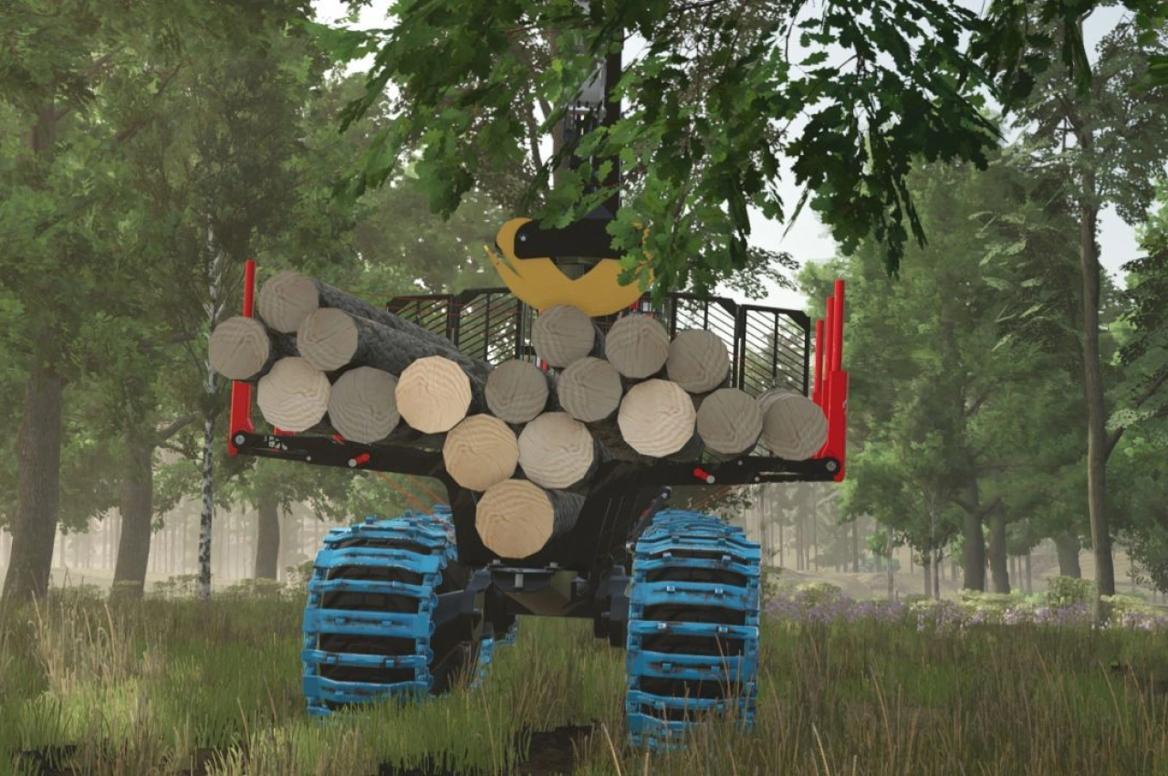 Гусеничний трактор Komatsu 895 Loadflex для Farming Simulator 25