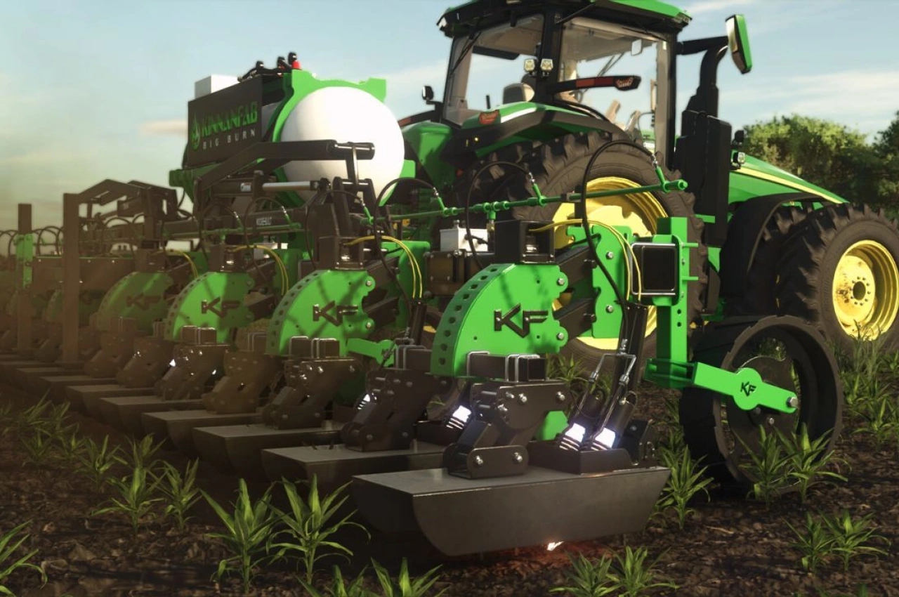 Пальник для бур'янів KinnanFAB 'Big Burn для Farming Simulator 25
