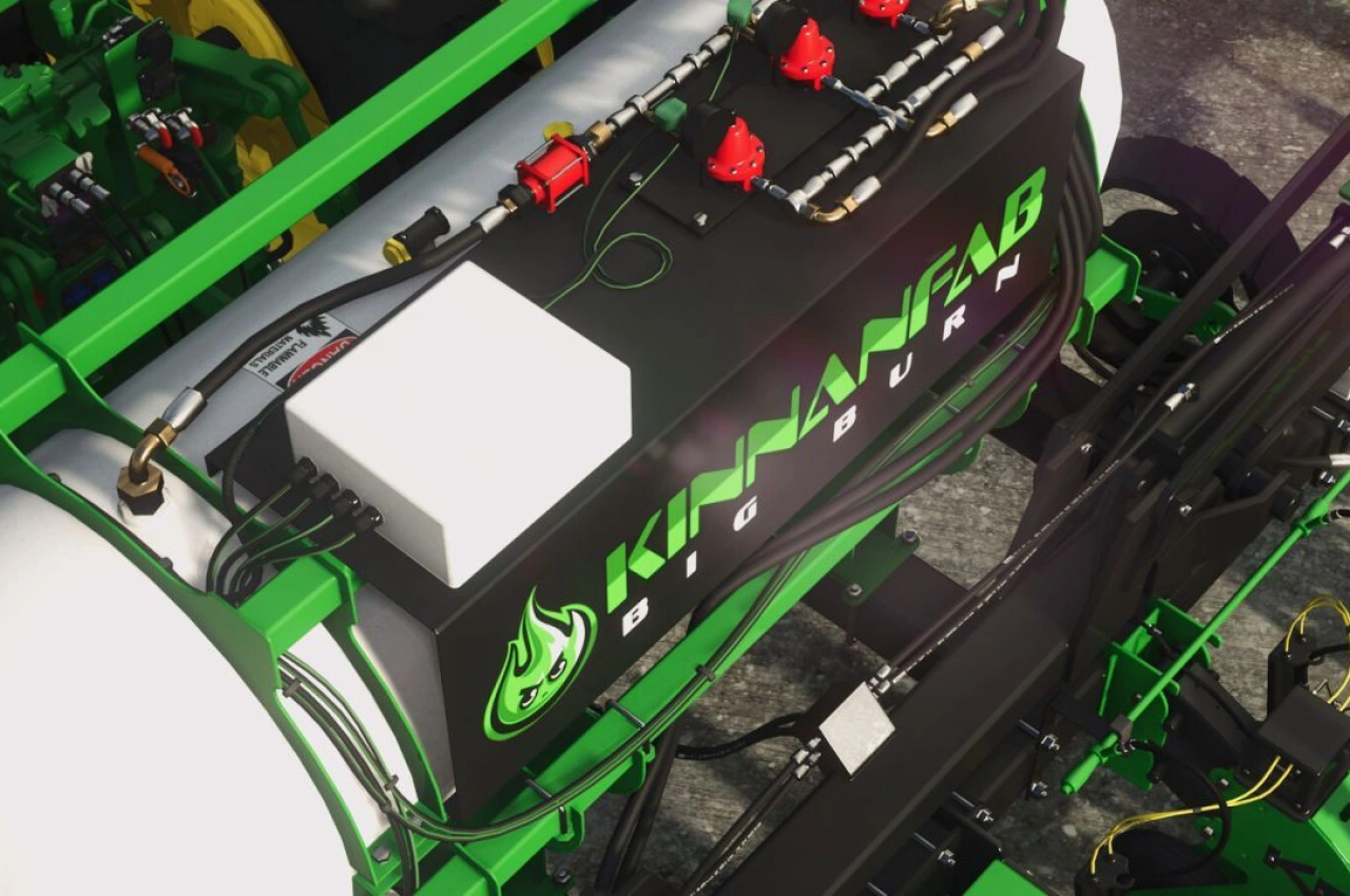 Пальник для бур'янів KinnanFAB 'Big Burn для Farming Simulator 25