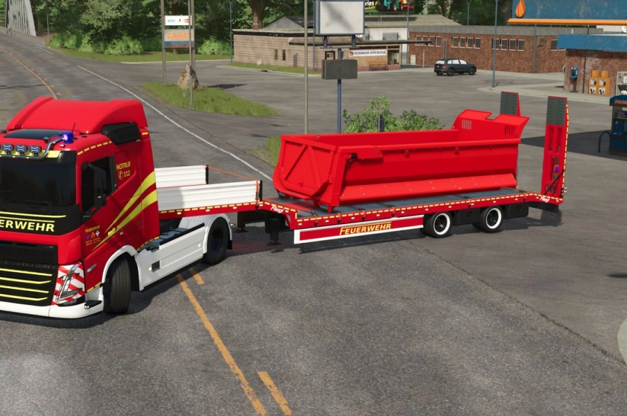 Пакет низькорамних причепів Fliegl SDS для Farming Simulator 25