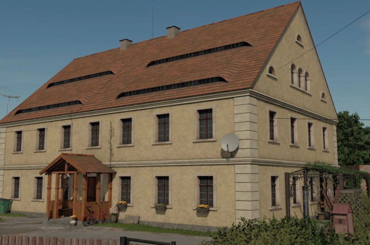 Фермерський будинок з габелем для Farming Simulator 25