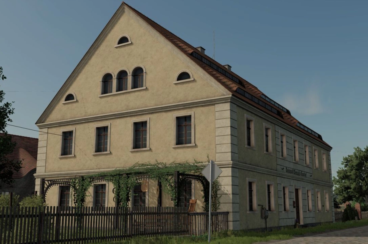 Фермерський будинок з габелем для Farming Simulator 25