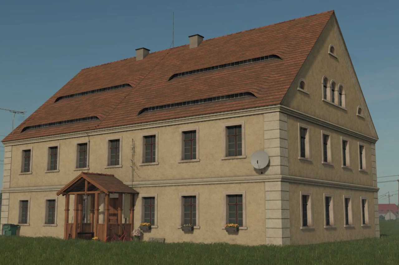 Фермерський будинок з габелем для Farming Simulator 25