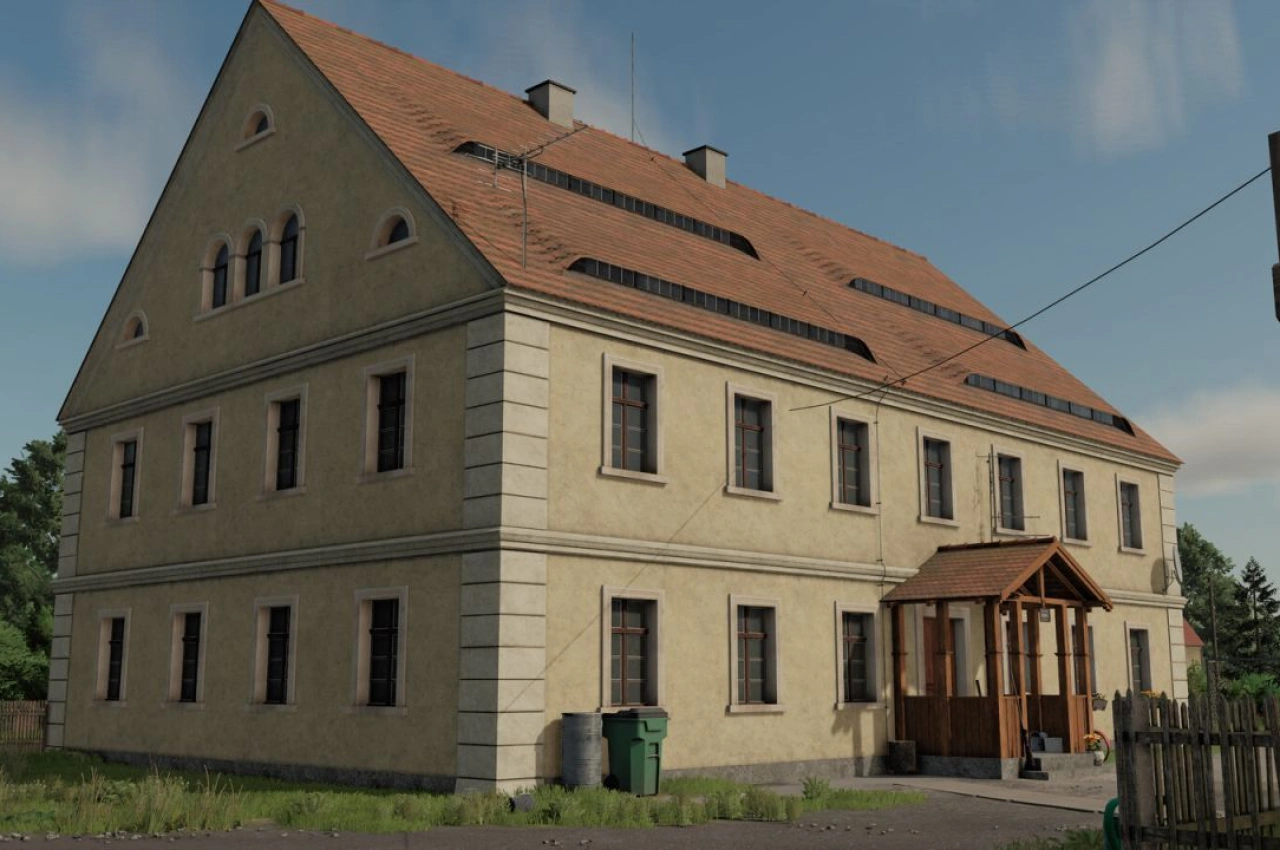 Фермерський будинок з габелем для Farming Simulator 25