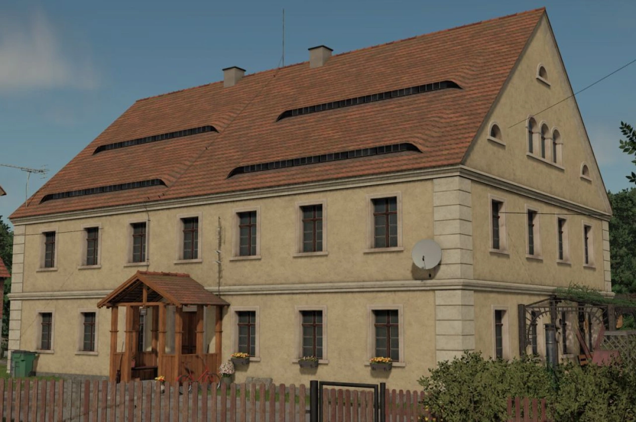 Фермерський будинок з габелем для Farming Simulator 25