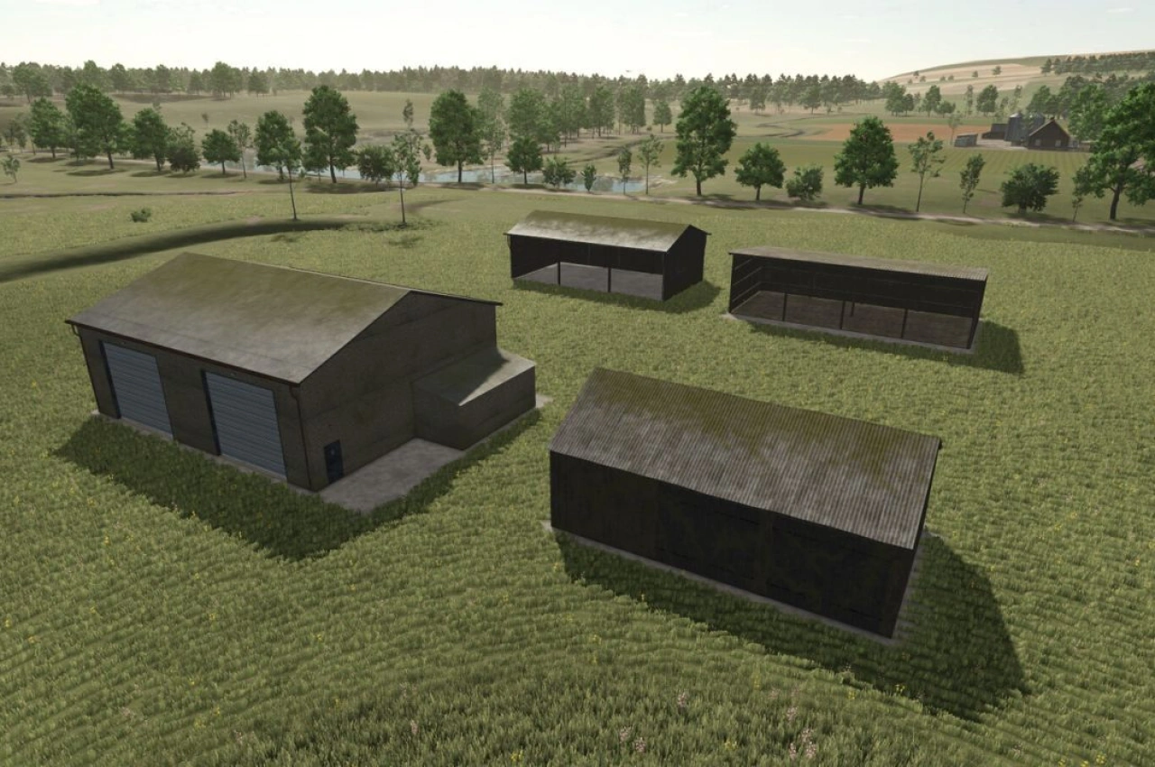 Пакет будівель Multi Farm для Farming Simulator 25