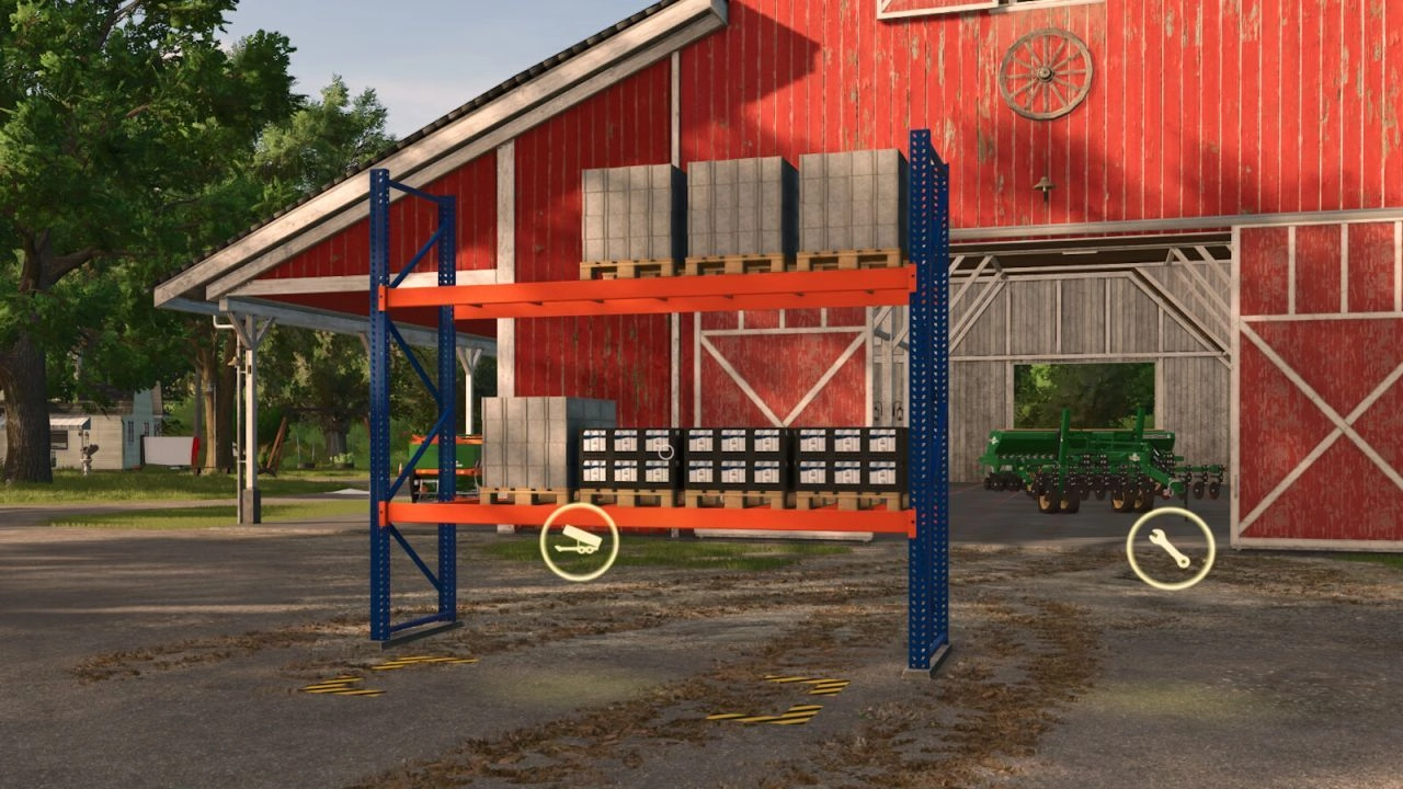 Складський стелаж для Farming Simulator 25
